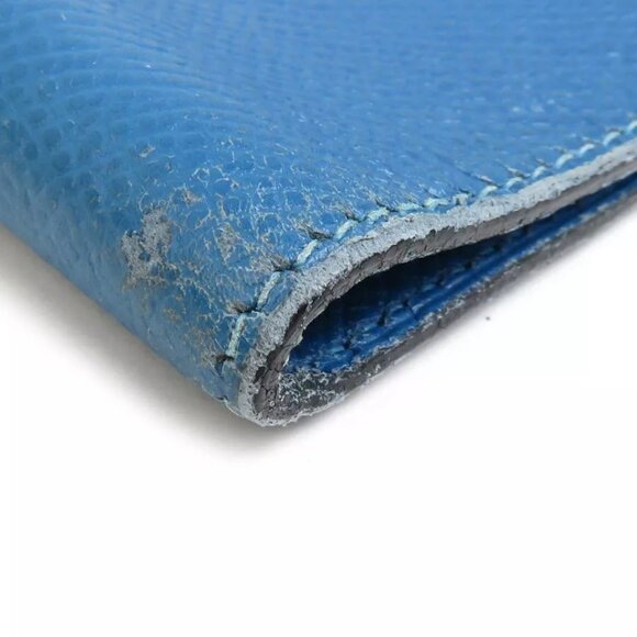 Auth HERMES Agenda/Note Cover Blue Leather - Picture 6 of 15